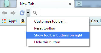 How to Customize Google Chrome Toolbar