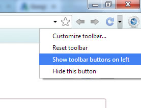 toolbar buttons on right
